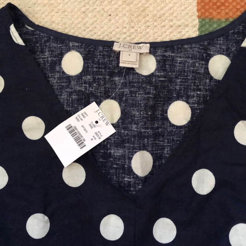 SALE! NWT J Crew Linen Top - Picture 2 of 4